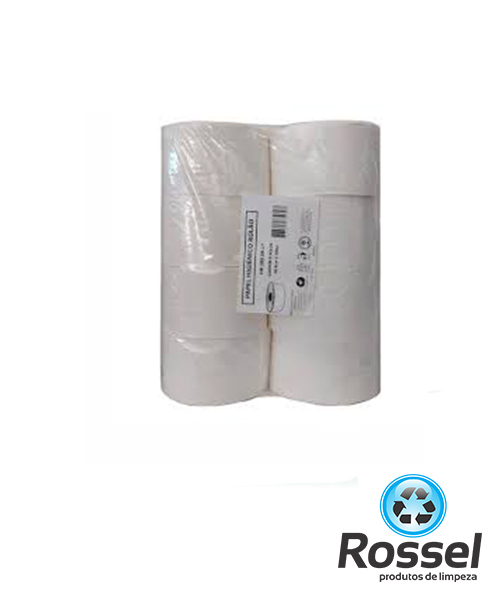PAPEL HIGIÊNICO ROLÃO LEVEZA BRANCO LUXO 300M - 08 ROLOS